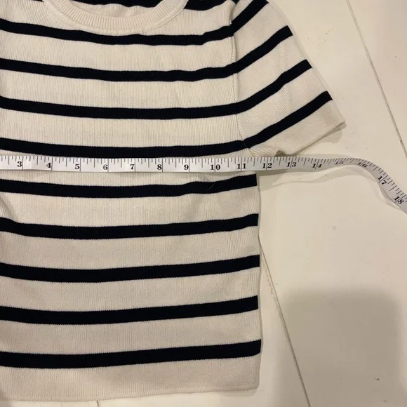 Zara Striped Knit Tee - Picture 5 of 5